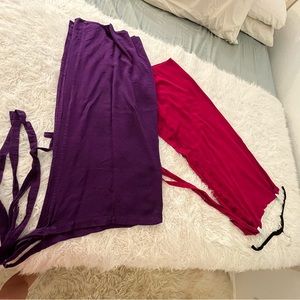 Pink Yogi Pants Pink One Size